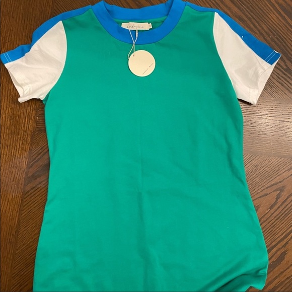 Panda Grove color block short sleeve t-shirt dress - Picture 6 of 6